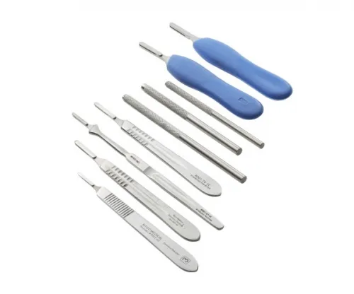 Myco Medical Supplies - From: 6001-03 To: 6001-06 - Myco Medical #5 Bard Parker Style Handle Fits Blade Sizes 9, 17, 10, 10A, 12, 12B, 15 & 15C, 10/bx
