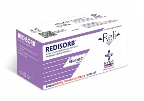 Myco Medical From: VU494-SI To: VU495-SI - RELI Redisorb Undyed Sutures