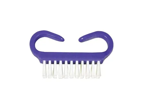 Dukal - NB3381 - Nail Brush, Purple Handle, White Nylon Bristles, 50/bx