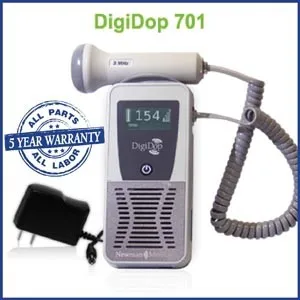 Newman Medical - From: DD-701-D2 To: DD-701-D8  Display Digital Doppler (DD 701) & 2MHz Obstetrical Probe