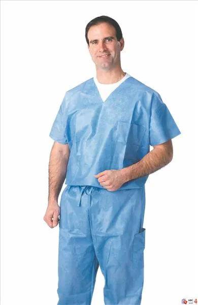Medline - From: NON27202L To: NON27202XL  Disposable Scrub Shirts