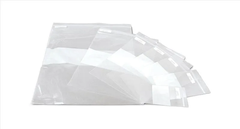 Medline - NONZIP912 - Plastic Zip Closure Bags With  Write-on Block