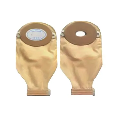Nu-Hope - Nu-Flex - 40-7545rfg-C - Nu-Flex Adult Post-Op Drain Pouch Custom Pre-Cut 1-1/8" X 1-1/4" With Barrier, Roll-Up,  Convex.  Odor Proof Strong And Lightweight, Easy Application.