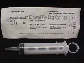 Nurse Assist - 3108 - Irrigation Syringe, Thumb Control Ring Piston, w/ Tube Adapter,  Non-Sterile