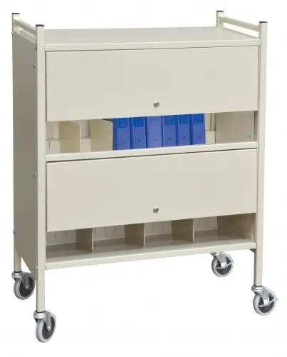 Omnimed - From: 282120 To: 282140 - Versa Rack 2 Shelf Cabinet W/ Locking Panels