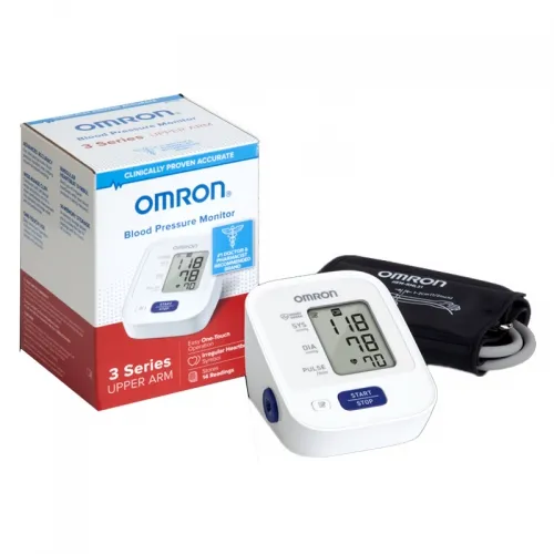Omron - BP7100 - Upper Arm Blood Pressure Monitor: 2 Users, 14-Reading Memory, Soft Wide-Range Cuff, (old BP710N)