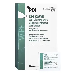 Pdi - Professional Disposables - D25431 - See Clear Eye Glass Cleaning Wipe  6" X 5"