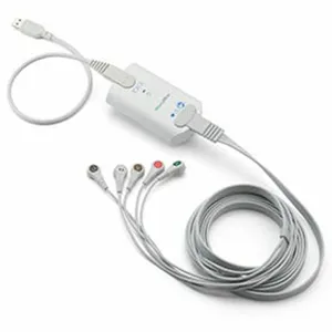 Welch Allyn - From: 6000-CBL3A To: 6000-ECG5A  3 Lead Patient Cable, AHA (US Only)