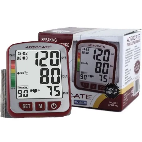 Pharma Supply - 403-FG - Advocate Speaking Wrist Blood Pressure Monitor