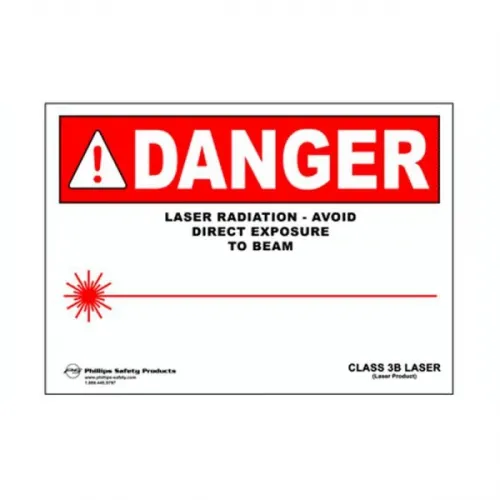 Phillips Safety - ML-W-27 - Class 3b Magnetic Laser Radiation Warning Sign #27