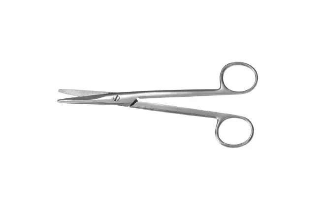 Integra Lifesciences - Padgett - PM-0462 - Operating Scissors Padgett Mayo 6-1/2 Inch Length Surgical Grade Stainless Steel Nonsterile Finger Ring Handle Straight Blade Blunt Tip / Blunt Tip