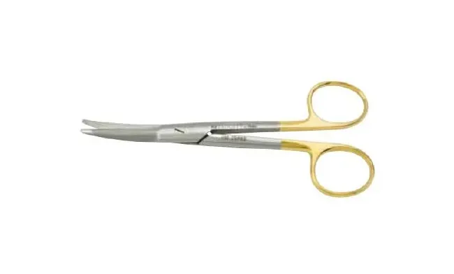 Integra Lifesciences - Padgett - Pm-29865 - Facelift Scissors Padgett Kaye 5-3/4 Inch Length Surgical Grade Stainless Steel / Tungsten Carbide Nonsterile Finger Ring Handle Curved Blade Blunt Tip / Blunt Tip