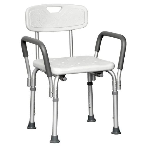 PMI - Professional Medical Imports - BSCWBA - ProBasics Shower Chair with Back and Arms