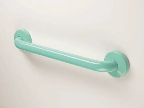 Ponte Giulio  - G02jas01g2 - Maxima Straight Vinyl Coated Grab Bar With Safety Grip And Cover Flange