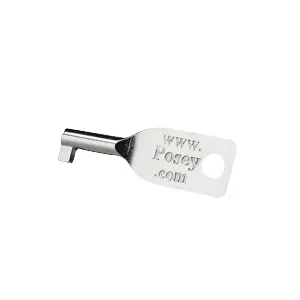 TIDI Products - Posey Twice-As-Tough - 1074 - Replacement Key Posey Twice-As-Tough Silver Key and Tab