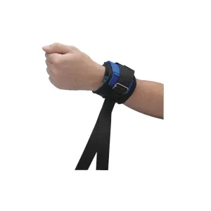Tidi Products - From: 2790 To: 2798  Non Locking Twice as Tough Wrist Cuff, 12" x 2 1/2" Neoprene, 48 1/2" Strap, Connecting Double Strap