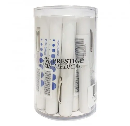 Prestige Medical - 210-CYL - Penlights - Pupil Gauge Disposable Penlight - Cylinder Of White/royal - 22 Penlights