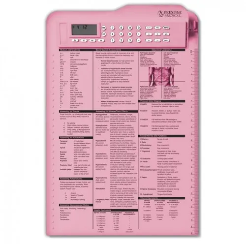 Prestige Medical - 3309 - Otoscopes - Nurse Assist&trade; Clipboard, White And Pink