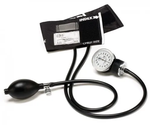 Prestige Medical - 80-PED - Aneroid Sphygmomanometers - Cotton Cuff Aneroid Sphygmomanometer - Cotton Pediatric