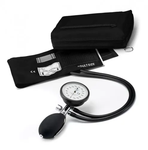 Prestige Medical - 883 - Aneroid Sphygmomanometers - Single-hand Dual Tube Aneroid Sphygmomanometer (clear Box)