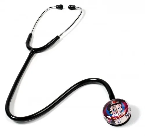 Prestige Medical - S107-LUV - Stethoscopes - Clear Sound Smiley Betty Boop (clamshell)