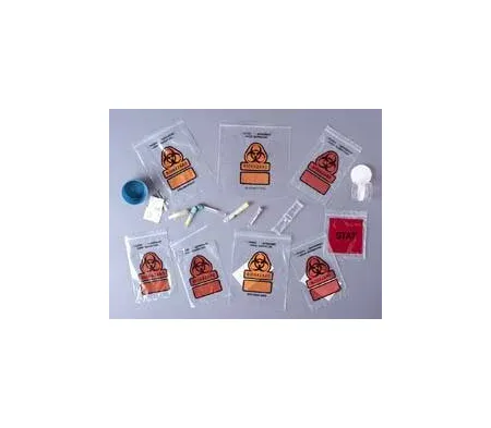RD Plastics - Q62 - Pharmacy Bag Rd Plastics 5 X 8 Inch Clear Zip Closure