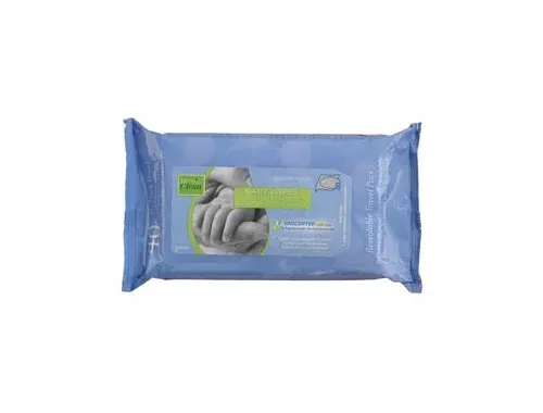 PDI - Professional Disposables - Q70040 - Baby Wipes (Unscented), 7" x 8", 40/pk, 12 pk/cs (120 cs/plt) (US Only)