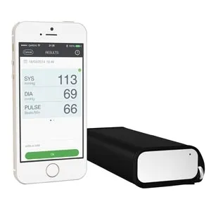 Qardio - A100 - QardioArm Smart Blood Pressure Monitor for Apple iOS and Android White.