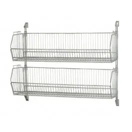 Quantum - CAN-34-204812BC-PWB - Cantilever, Chrome, with (2) 204812BC Baskets (DROP SHIP ONLY)