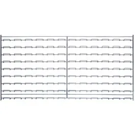 Quantum - From: WLP-1836C To: WLP-3048C  Wire Louvered Panel, (DROP SHIP ONLY)