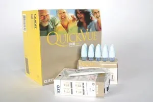 Quidel Corporation - 20201 - QuickVue iFOB 50-Tray Pack, Includes: 50 ea Test Cassettes, & Specimen Collection Tube, 1 Package Insert, 2mL FOB Buffer & Patient ID Label, CLIA Waived