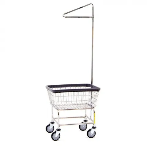 RB WIRE - 100E91 - Standard Laundry Cart W/ Single Pole Rack