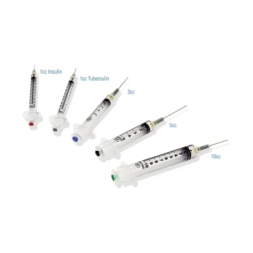 Retractable Technologies - 10391 - Safety Syringe with Hypodermic Needle, 3ml, 25G x 1", 100/bx, 6 bx/cs