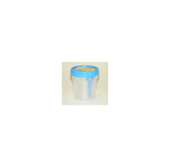 BD Becton Dickinson - Vacutainer - 364975 -  Urine Specimen Container with Integrated Transfer Device  120 mL (4 oz.) Screw Cap Unprinted Sterile