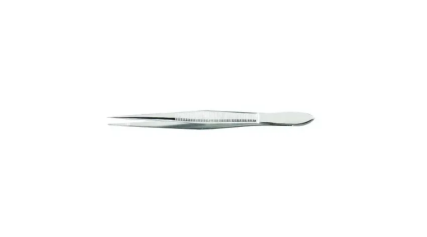 McKesson - 43-1-779 - Argent Splinter Forceps Argent 4 Inch Length Surgical Grade Stainless Steel NonSterile NonLocking Thumb Handle Straight