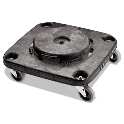 Rubrmdcomm - RCP3530 - Brute Container Square Dolly, 250 Lb Capacity, 17.25 X 6.25, Black