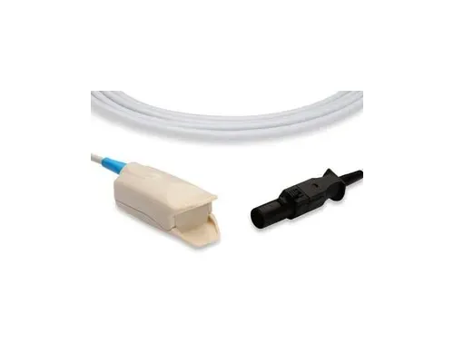 Cables and Sensors - From: S403-020 To: S903-490 - Short SpO2 Sensor, Adult Clip, Datex Ohmeda Compatible w/ OEM: OXY F1 H, TS F1 H, TP1812SP, TCPS 1612 0322, PR A900 1017, 6051 6000 155 (DROP SHIP ONLY) (Freight Terms are Prepaid & Added to Invoice Conta
