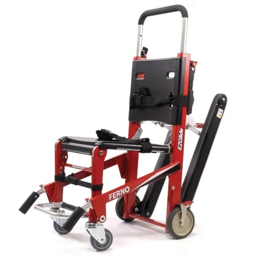 Bound Tree Medical - 10851RD - Stair Chair, Ferno, Ez-Glide, Abs *Drop Ship Only* Track/lock.hndl/pole