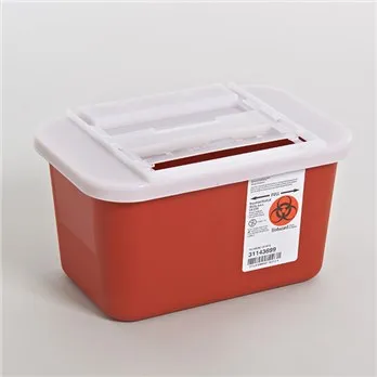 SAM Medical - From: 290184 To: 290185 - Bound Tree Medical Sharps Container Old Style Square 4.7 Quart Sharps Tainer