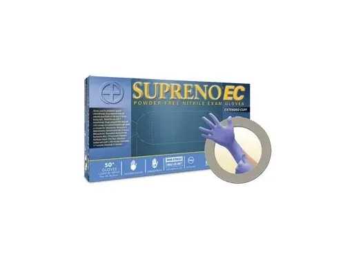 Microflex - SEC-375-XXL - Exam Gloves, Nitrile Extended Cuff, PF, Latex-Free, Textured Fingers, (For Sales in US Only)