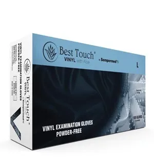 Sempermed - Best Touch - BTVA103 -  USA Exam Glove, Vinyl, Coated with Aloe, Powder Free (PF)