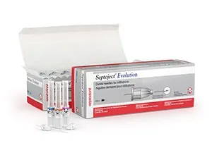 Septodont - From: 01-N1600 To: 01-N1650  Needle, 27G Short, 25mm, 100/bx