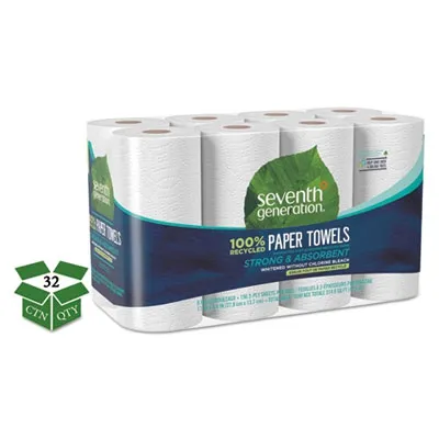 Seventhgen - From: SEV13739PK To: SEV13739PK - 100% Recycled Paper Kitchen Towel Rolls