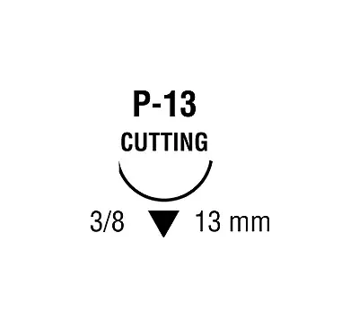 Medtronic / Covidien - Sg5644g - Suture, Premium Reverse Cutting, Needle P-13, 3/8 Circle