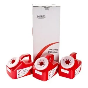 Sharps Compliance - 11003006 - Sharps 3 Disposal Mail System, 1 gal