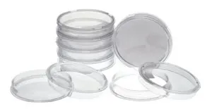 Simport Scientific - D210-18A - Petri Dish, 9 x 50mm, No Pads, Frosted Top Permits Labeling, 20/slv, 25 slv/cs