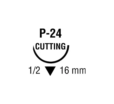 Medtronic / Covidien - Sl5632g - Suture, Premium Reverse Cutting, Undyed, Needle P-24, Circle