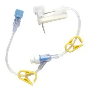 Smiths Medical - 21-2865-24 - Asd GRIPPER PLUS safety needle, split septum with Y site, 20 gauge x 3/4".