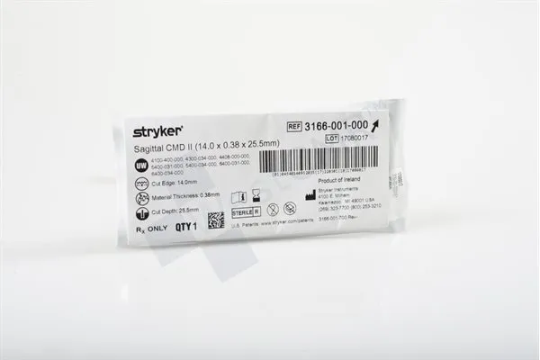 Stryker - 3166-001-000 - STRYKER SAGITTAL CMD II BLADE