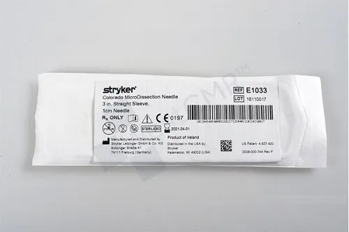 Stryker - E1033 - STRYKER COLORADO MICRODISSECTION NEEDLE 3 IN STRAIGHT SLEEVE 1CM NEEDLE
